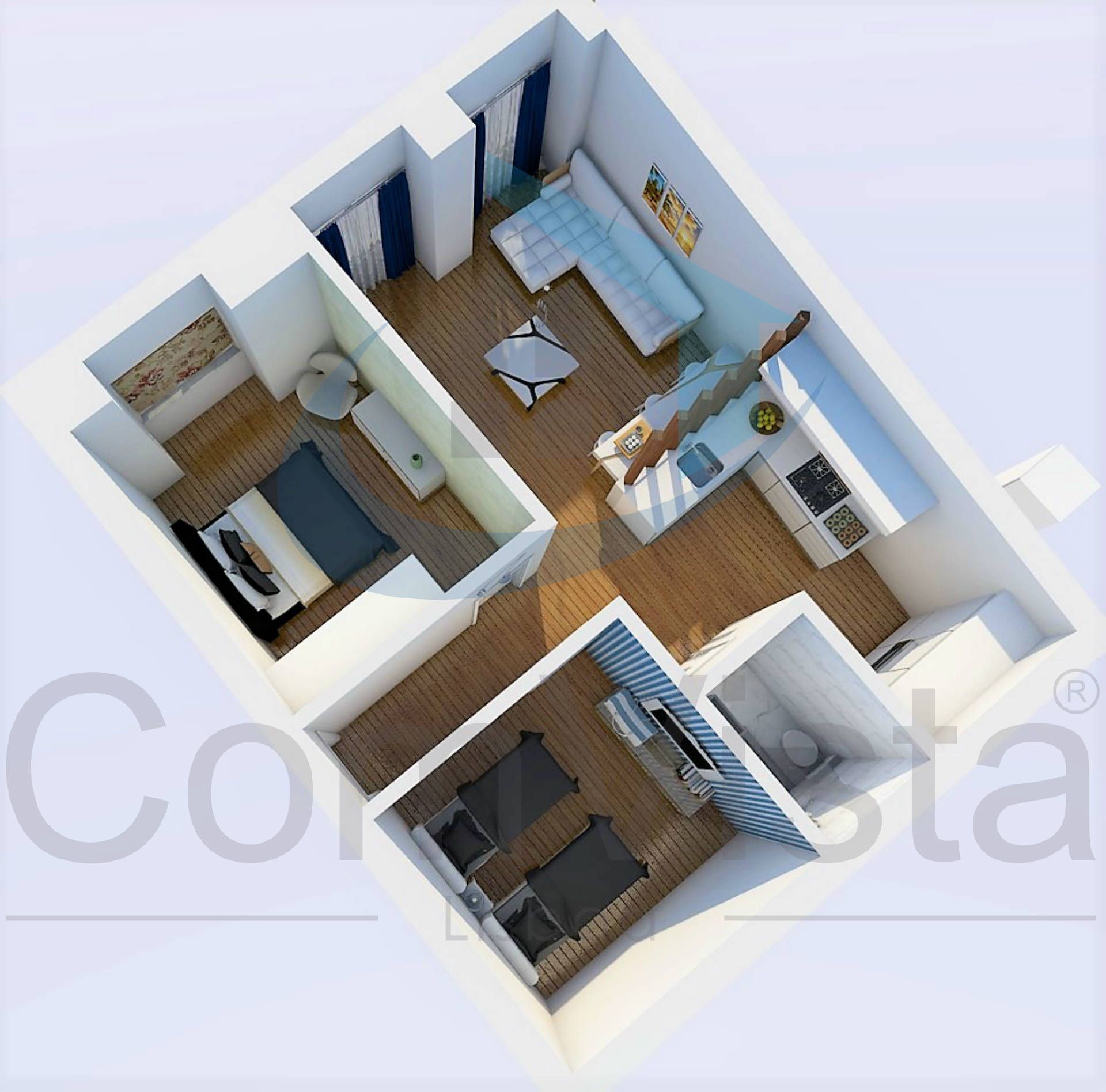 Appartement 2 Chambre(s)