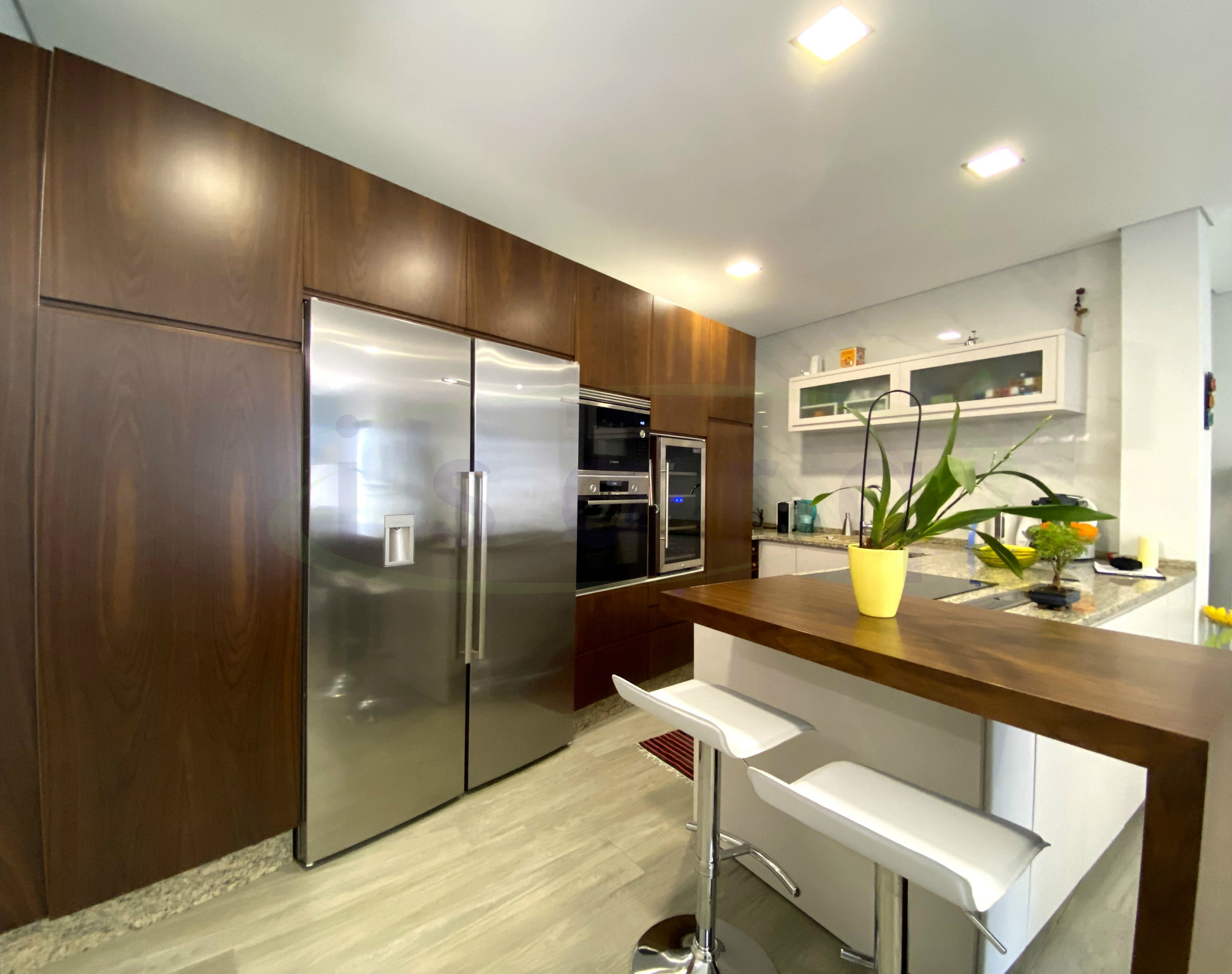 Ausgestattete Küche