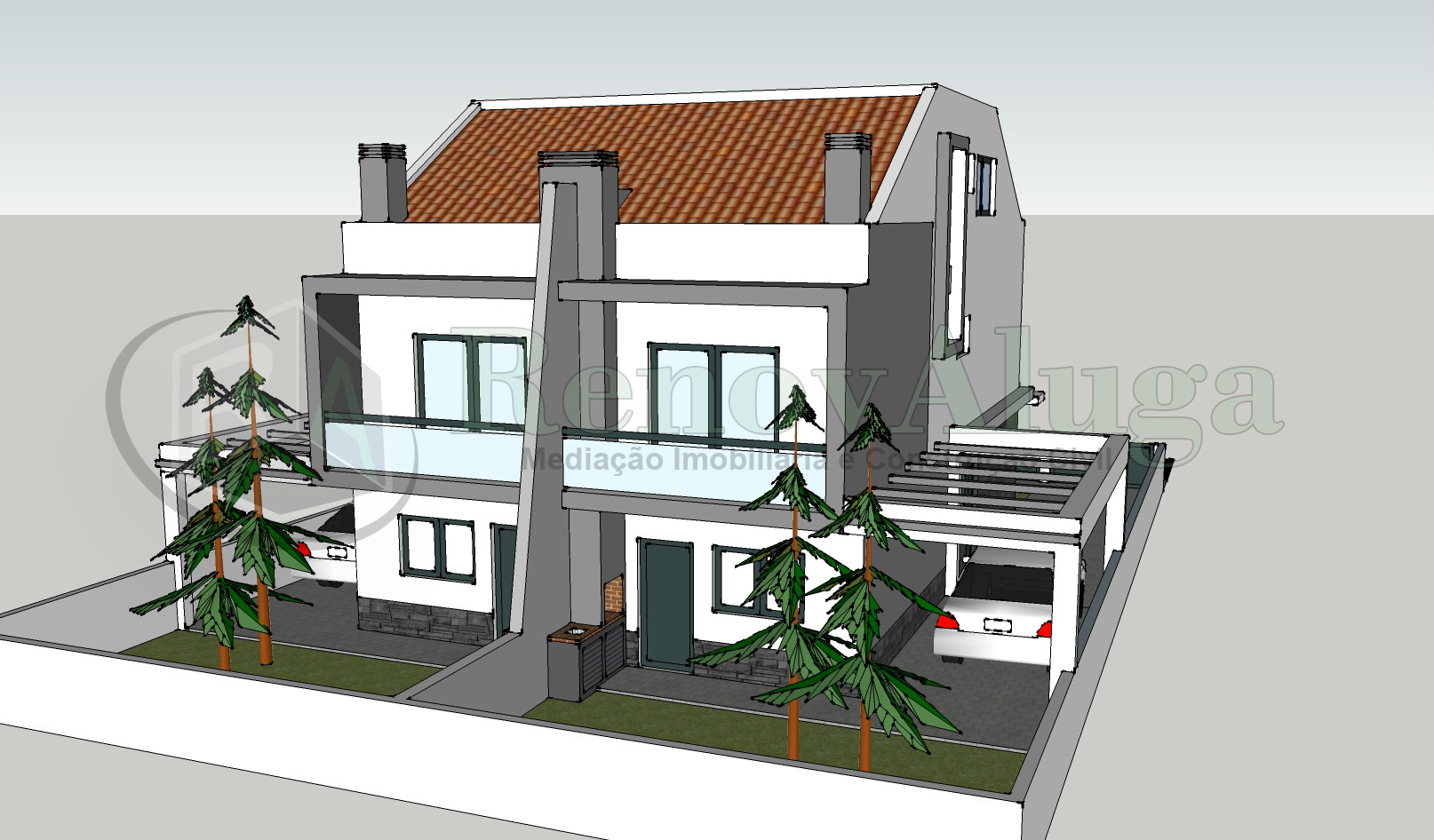 Façade postérieure