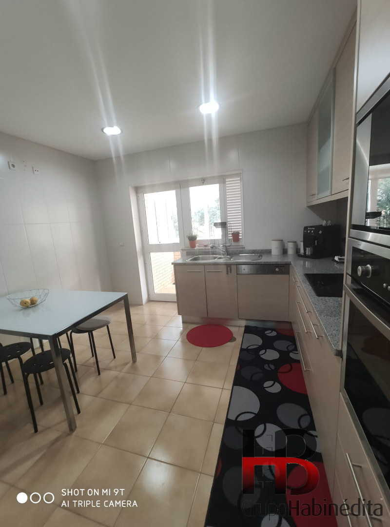 Luxuoso T3 mobilado com terraço.