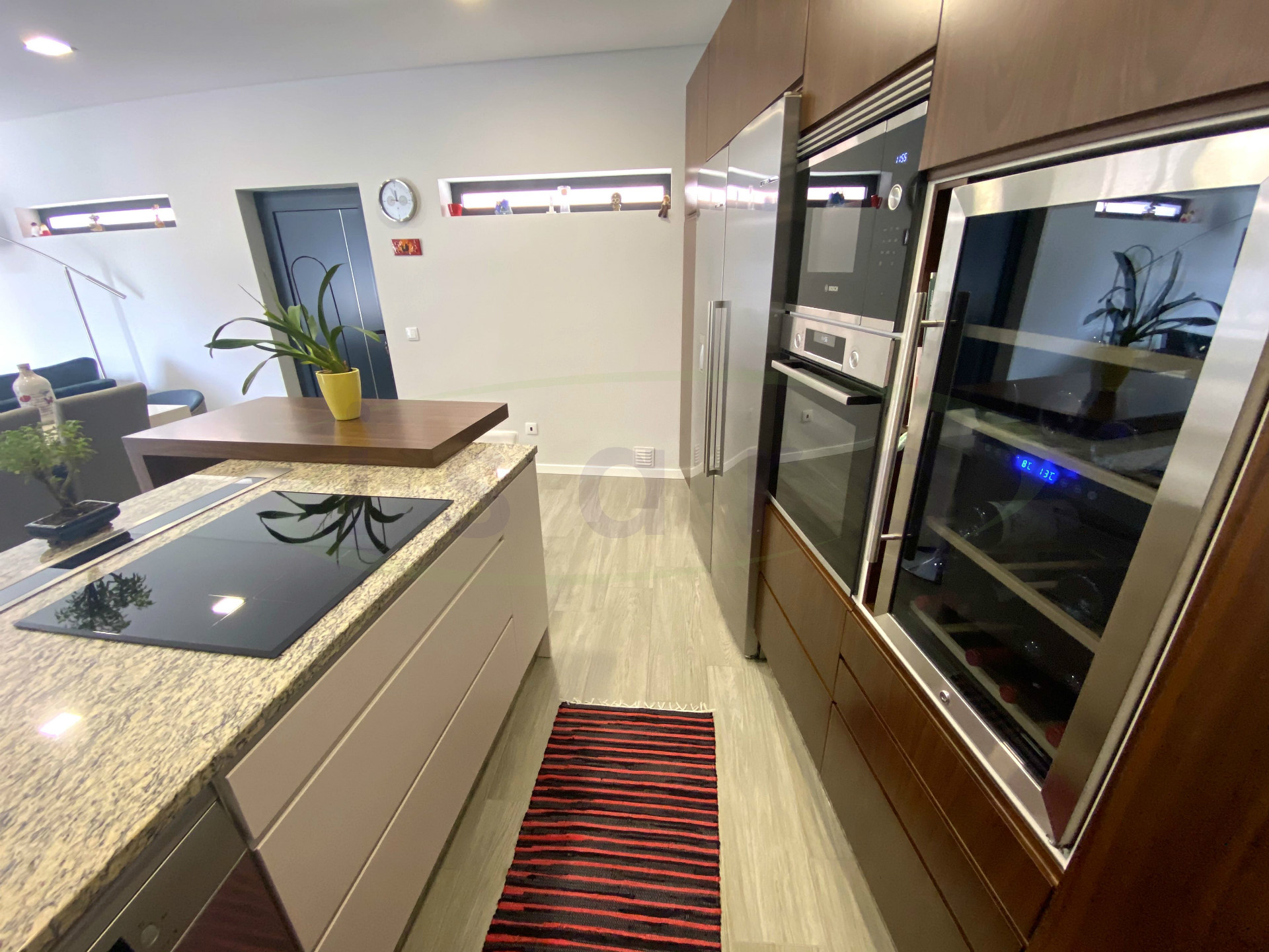 Ausgestattete Küche