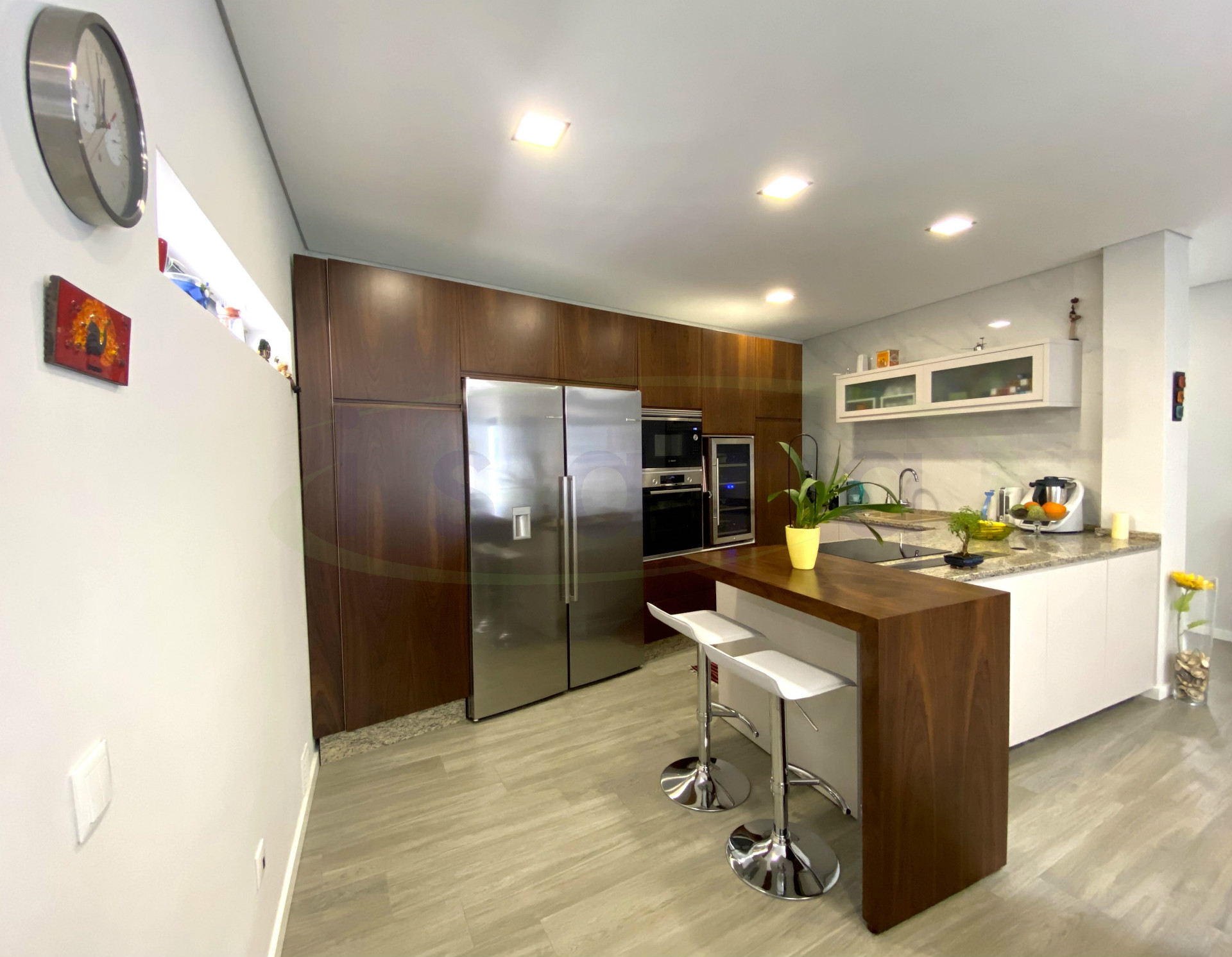 Ausgestattete Küche