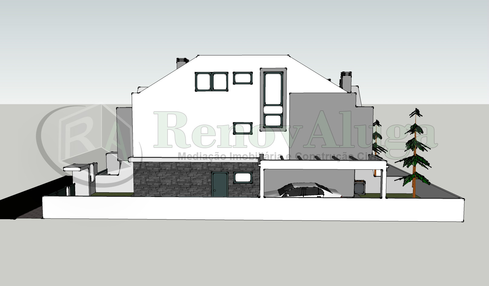 Façade Latérale Gauche