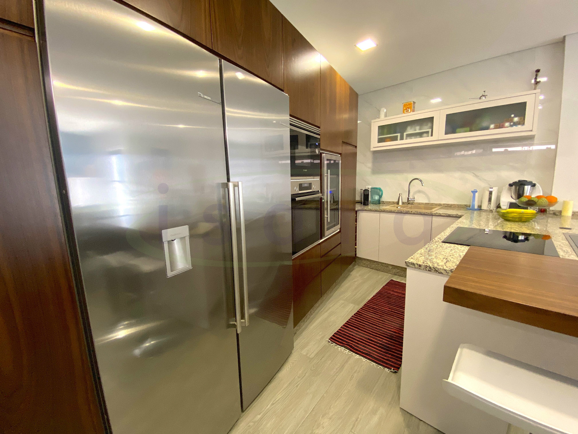 Ausgestattete Küche