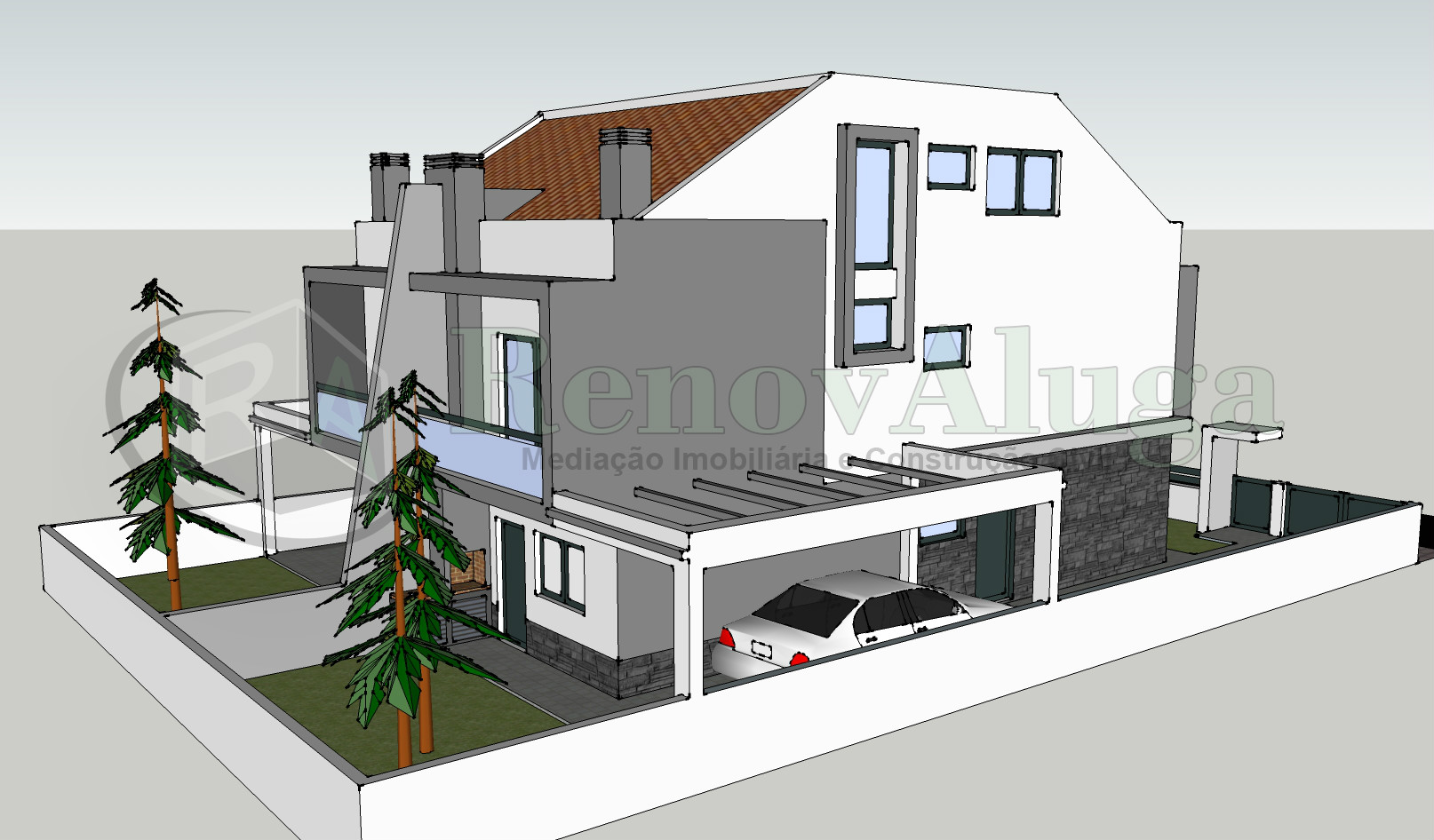 Façade Latérale droite