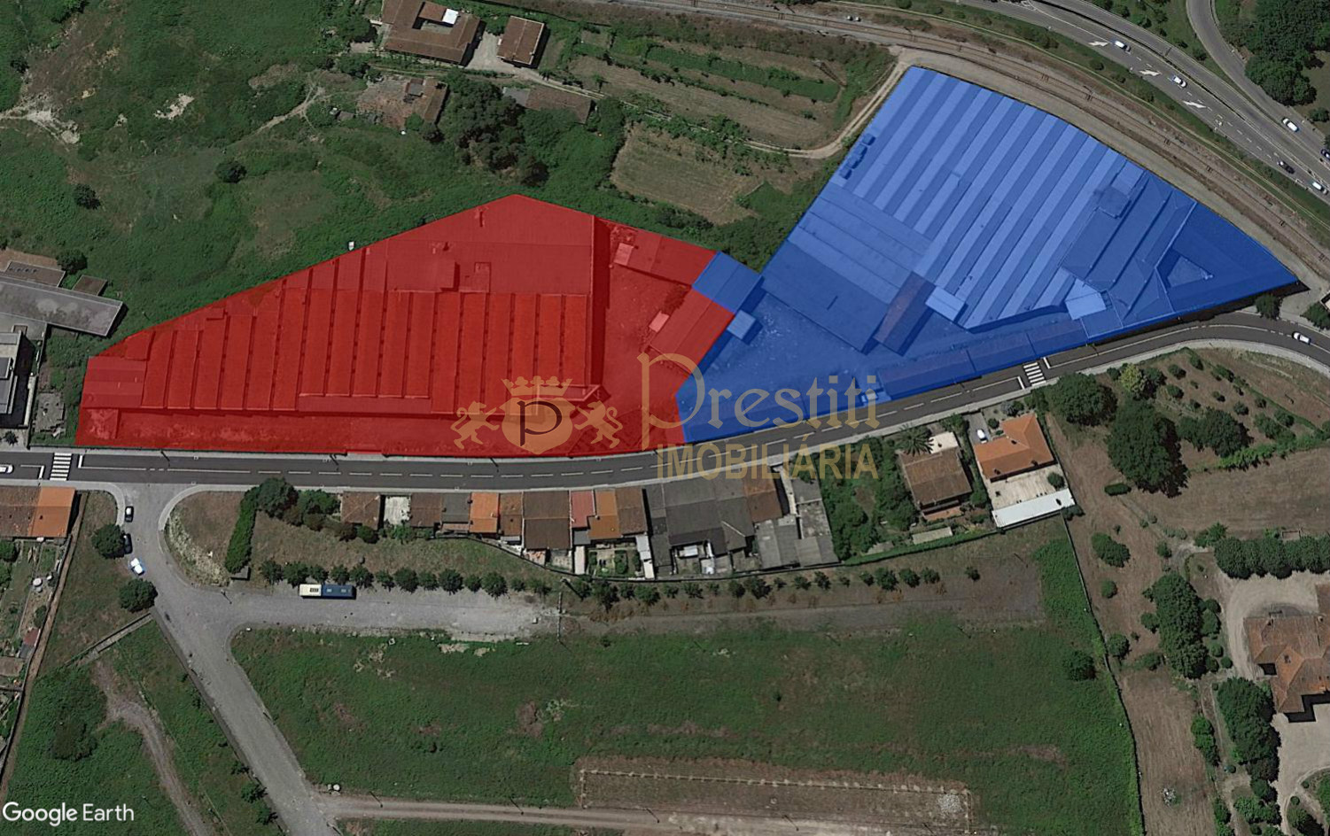 Strutture industriali nella città di Guimarães