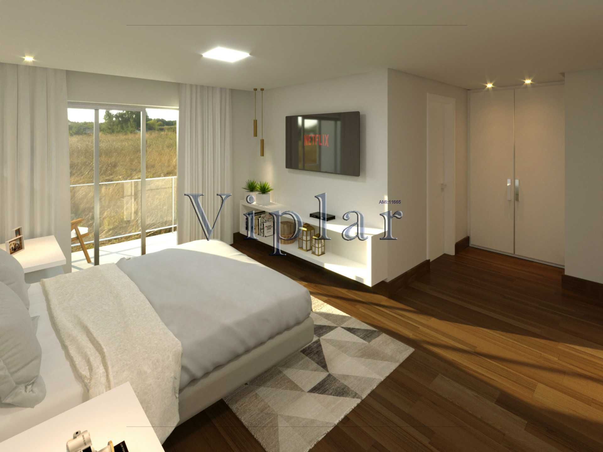 半独立式的房子 4个房间 +1