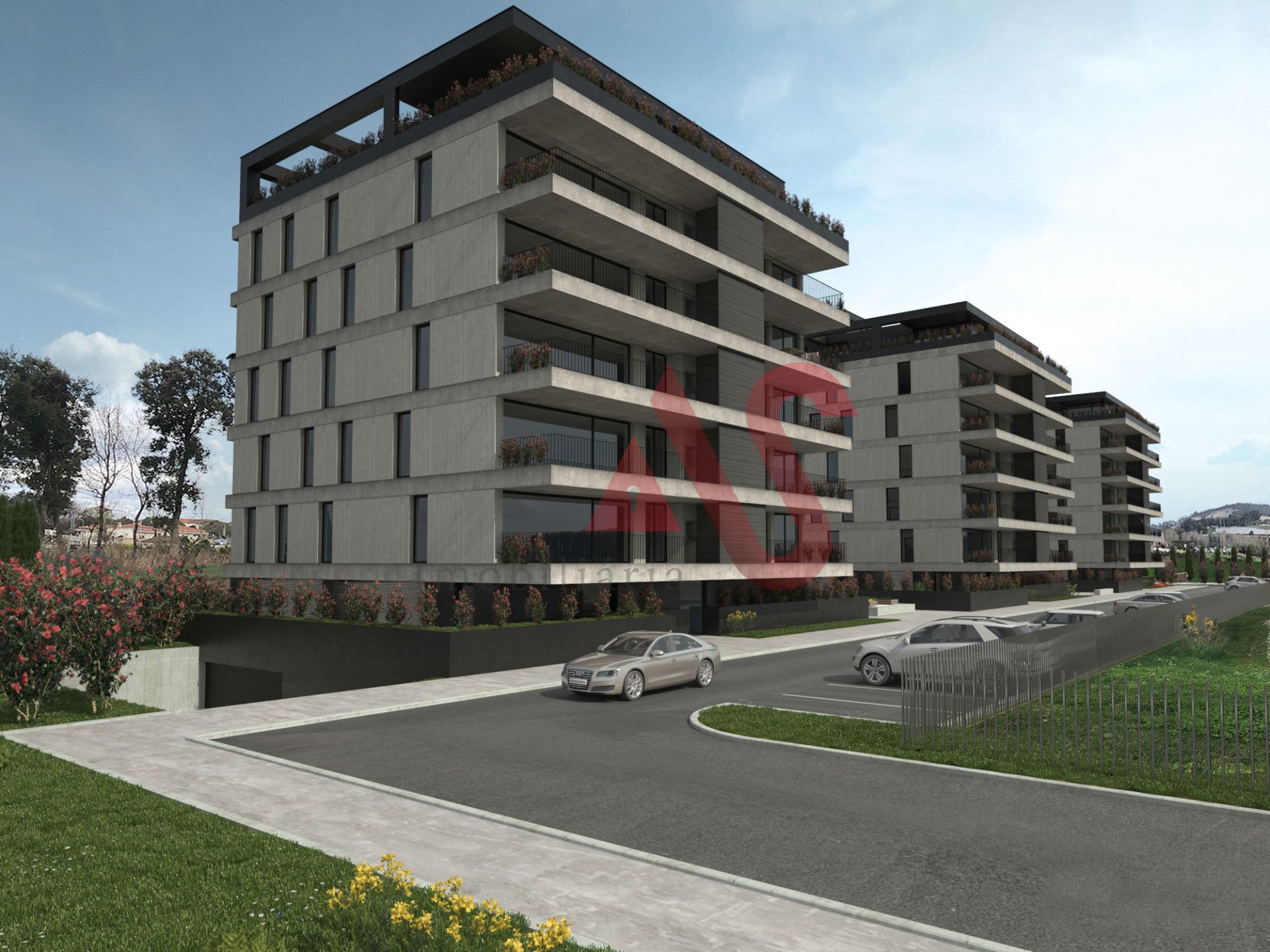 Apartamento T2 em condomínio fechado em Real, Braga