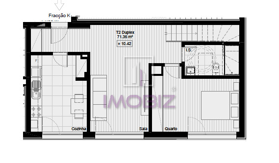 Apartamento T2 DUPLEX