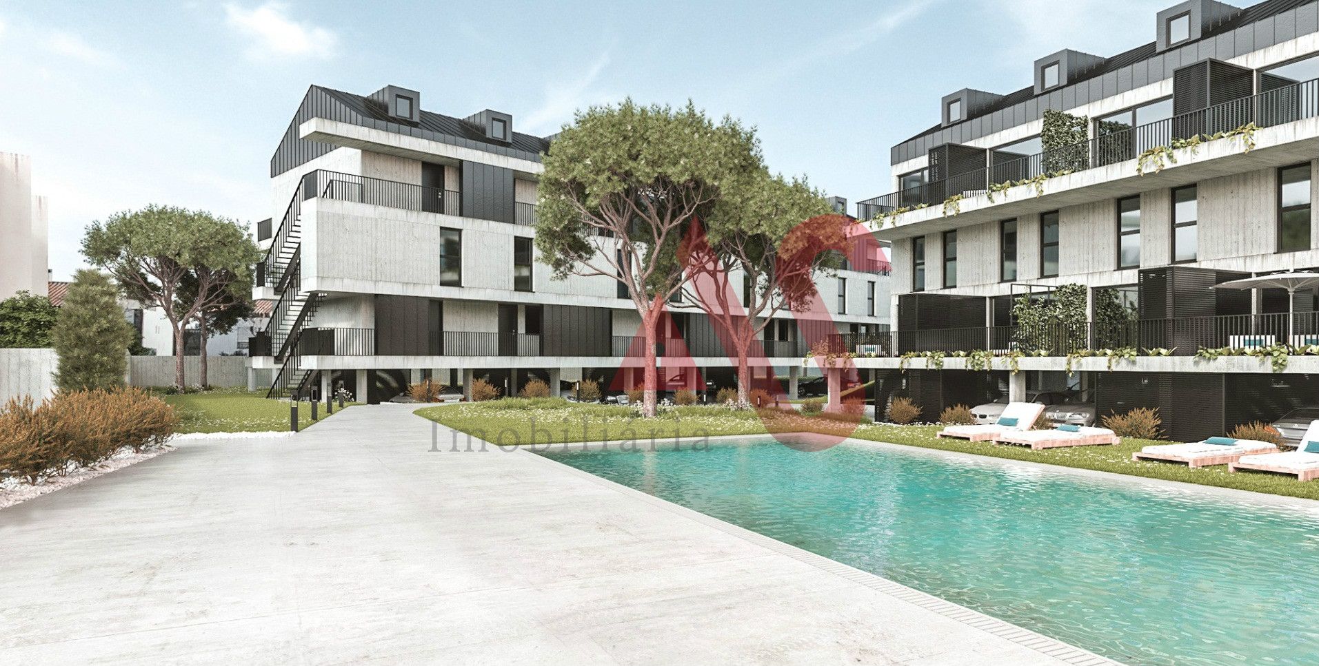 Apartamento T0+2 duplex a partir de 165.000€ no condomínio fechado Riomar Ofir em Fão, Esposende