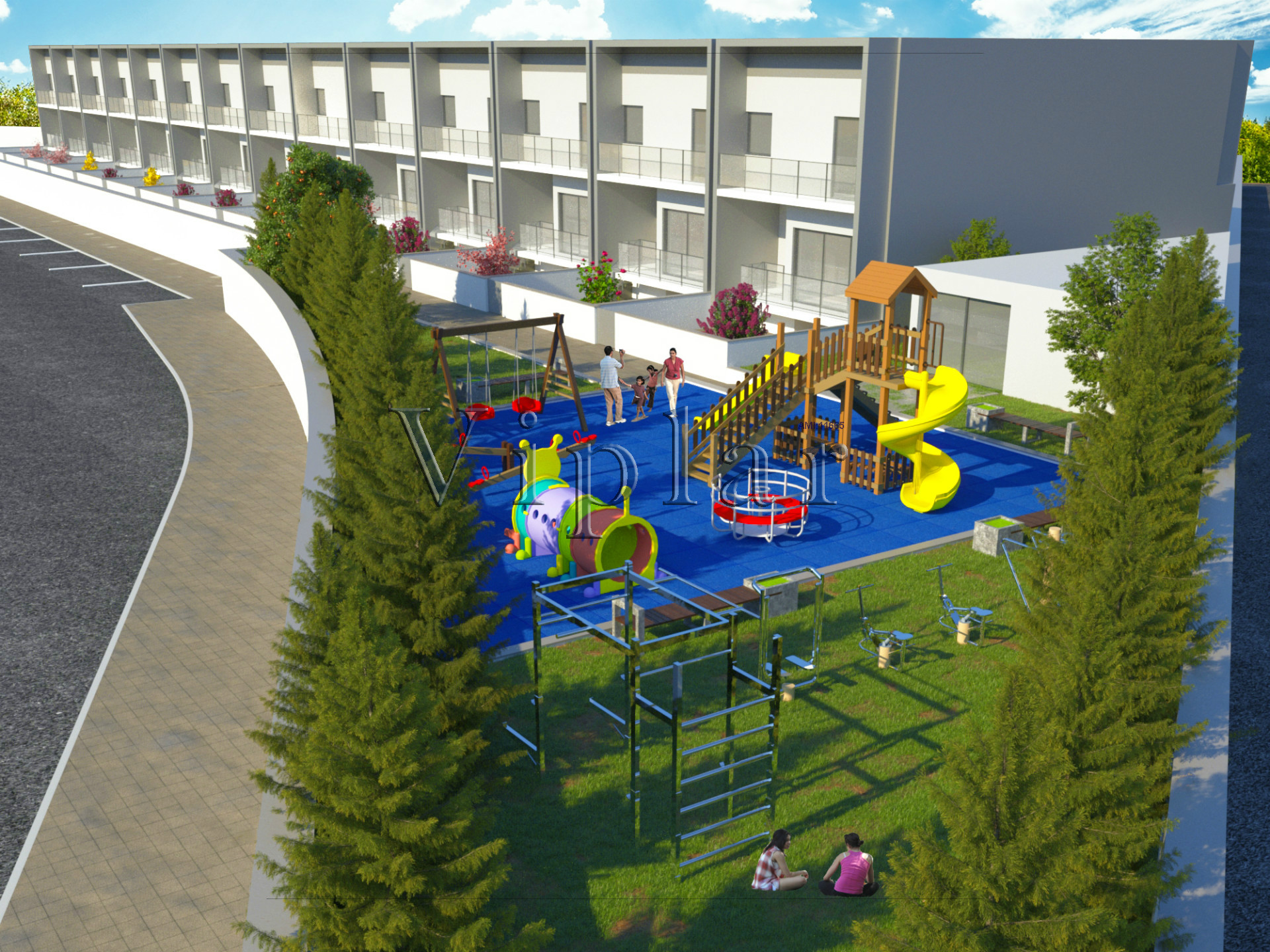 Парный дом T3+1