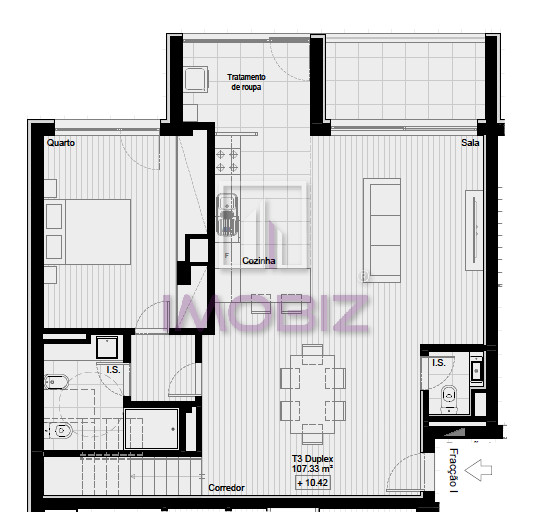 Apartamento T3 DUPLEX