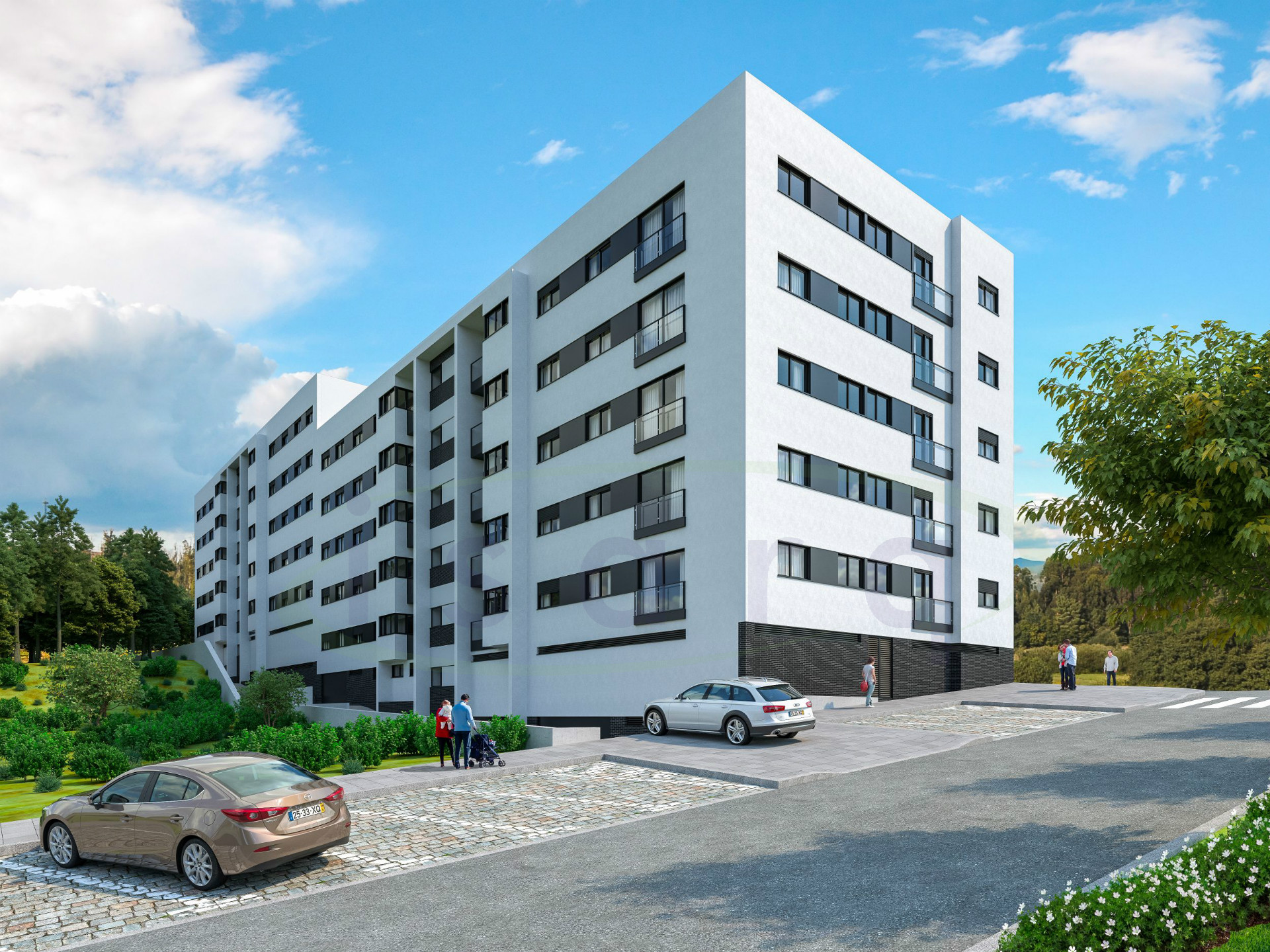 Apartamento T2 NUEVO a 15 minutos del Campus Universitario de S João;