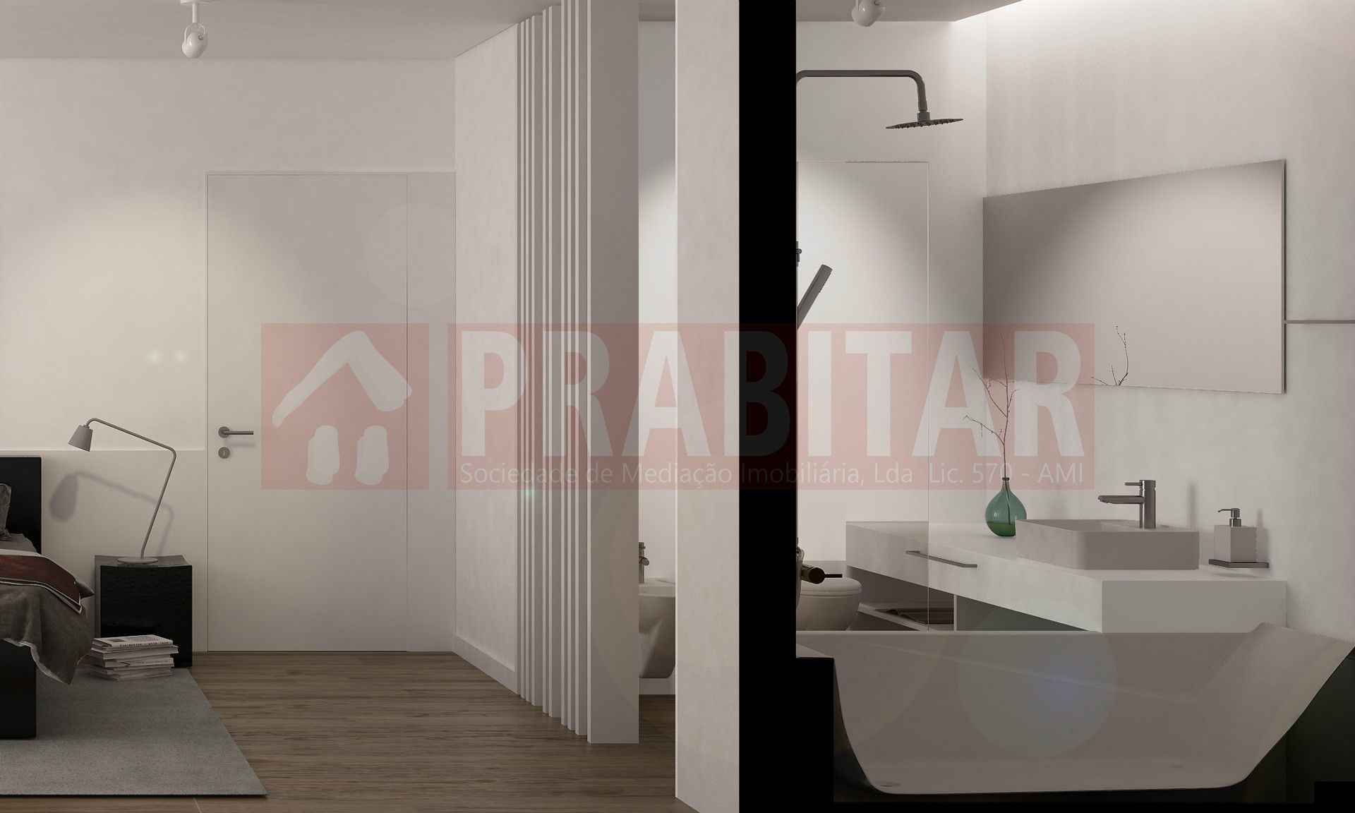 Apartamento T3 Novo com jardim privativo 