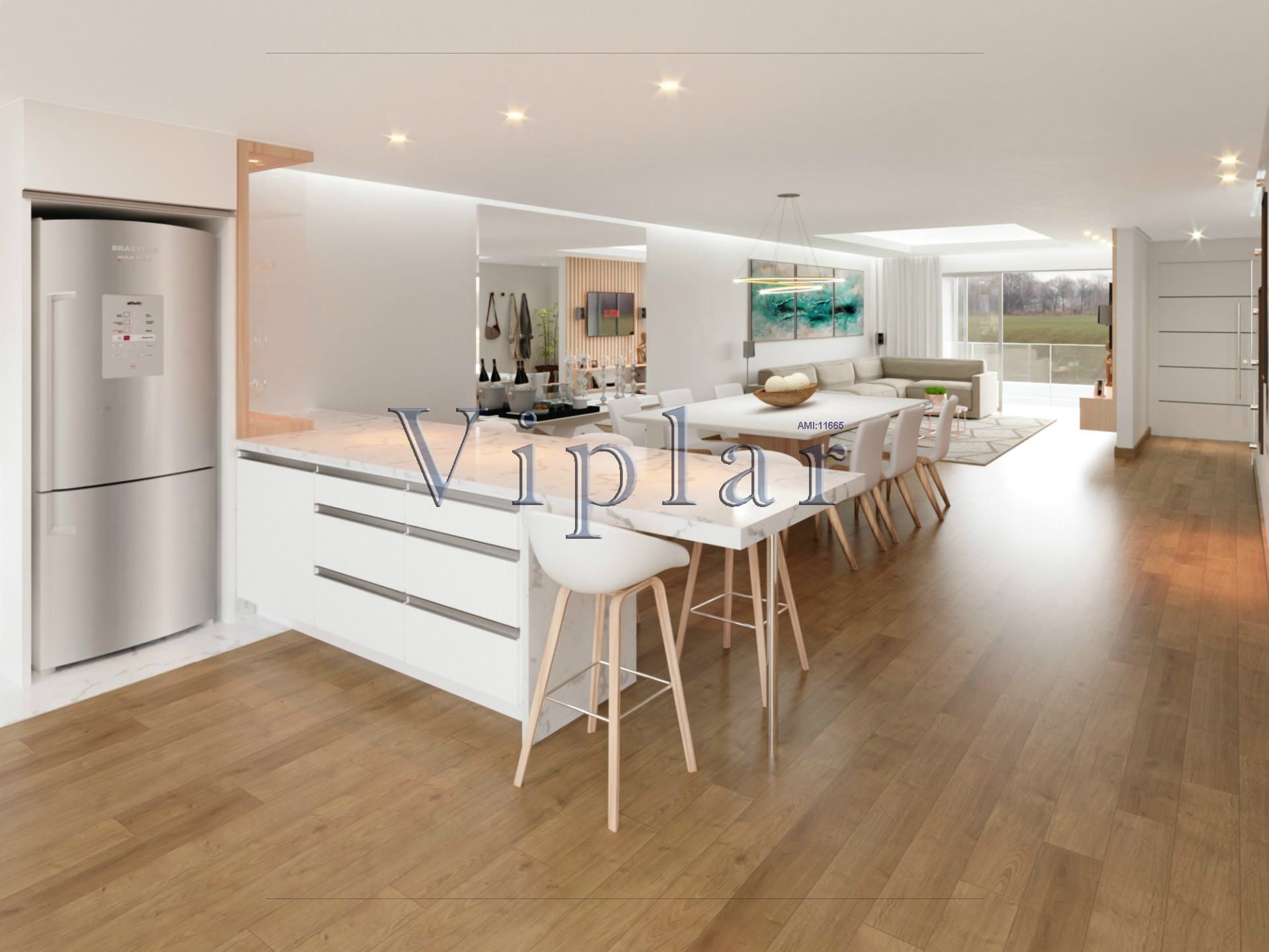 半独立式的房子 4个房间 +1