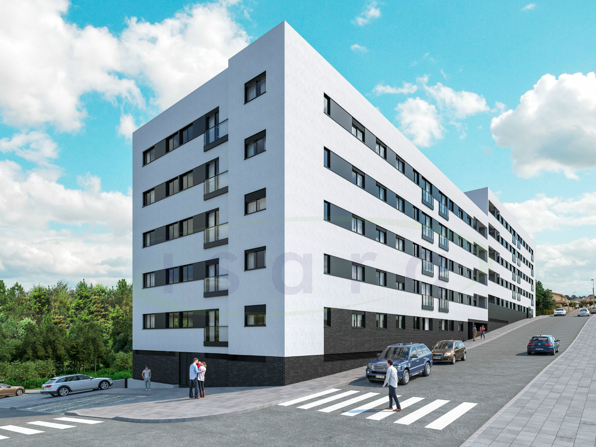 Apartamento T2 NUEVO a 15 minutos del Campus Universitario de S João;