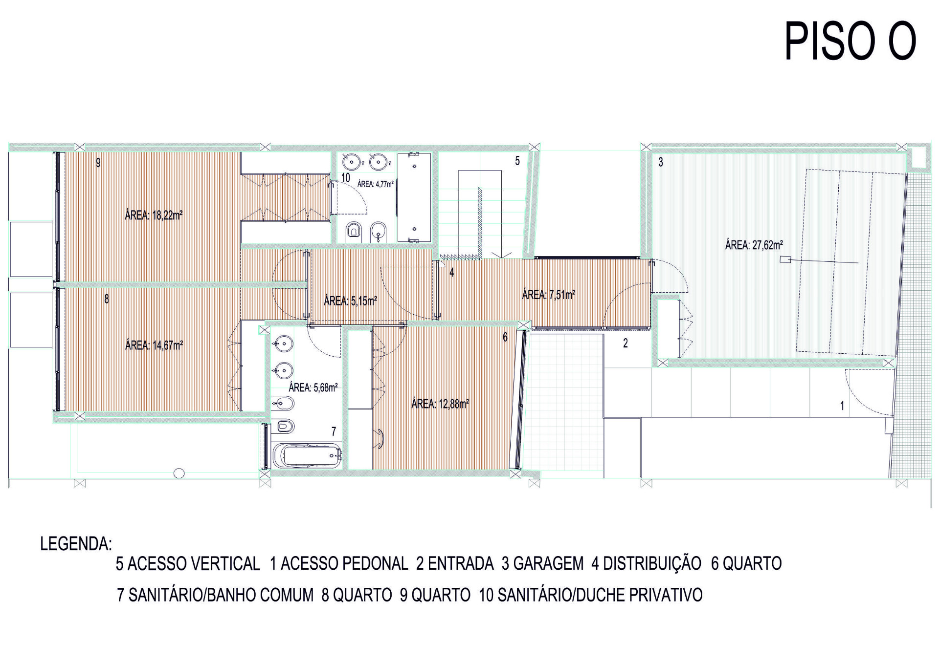 连栋房屋3多个卧室SelhoSãoJorgeGuimarães