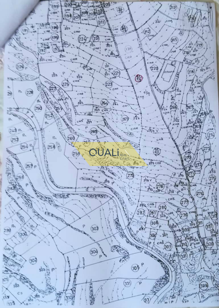 1270 m2 land by the road in Santa Cruz Municipality € 130.000,00