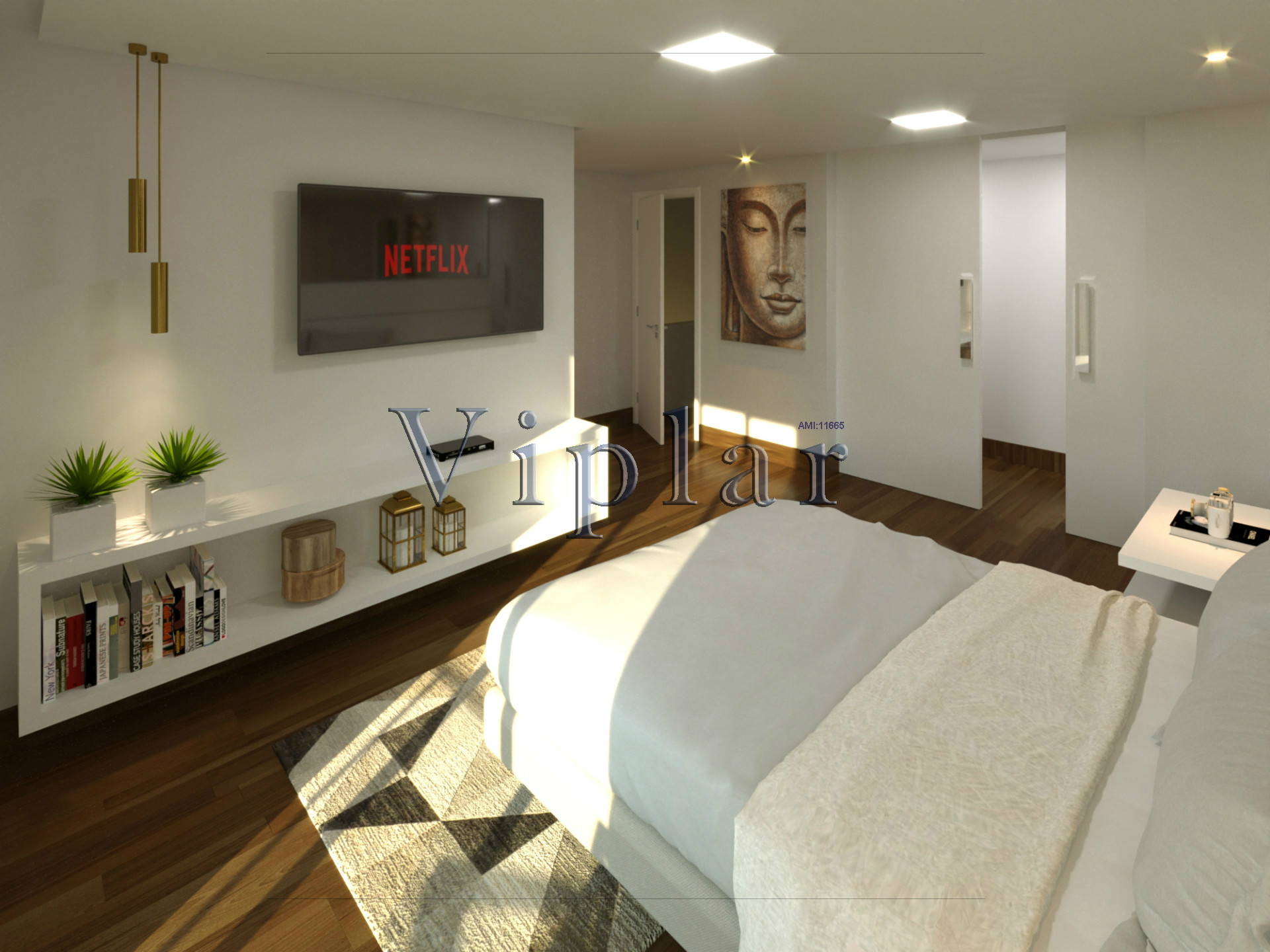 半独立式的房子 4个房间 +1