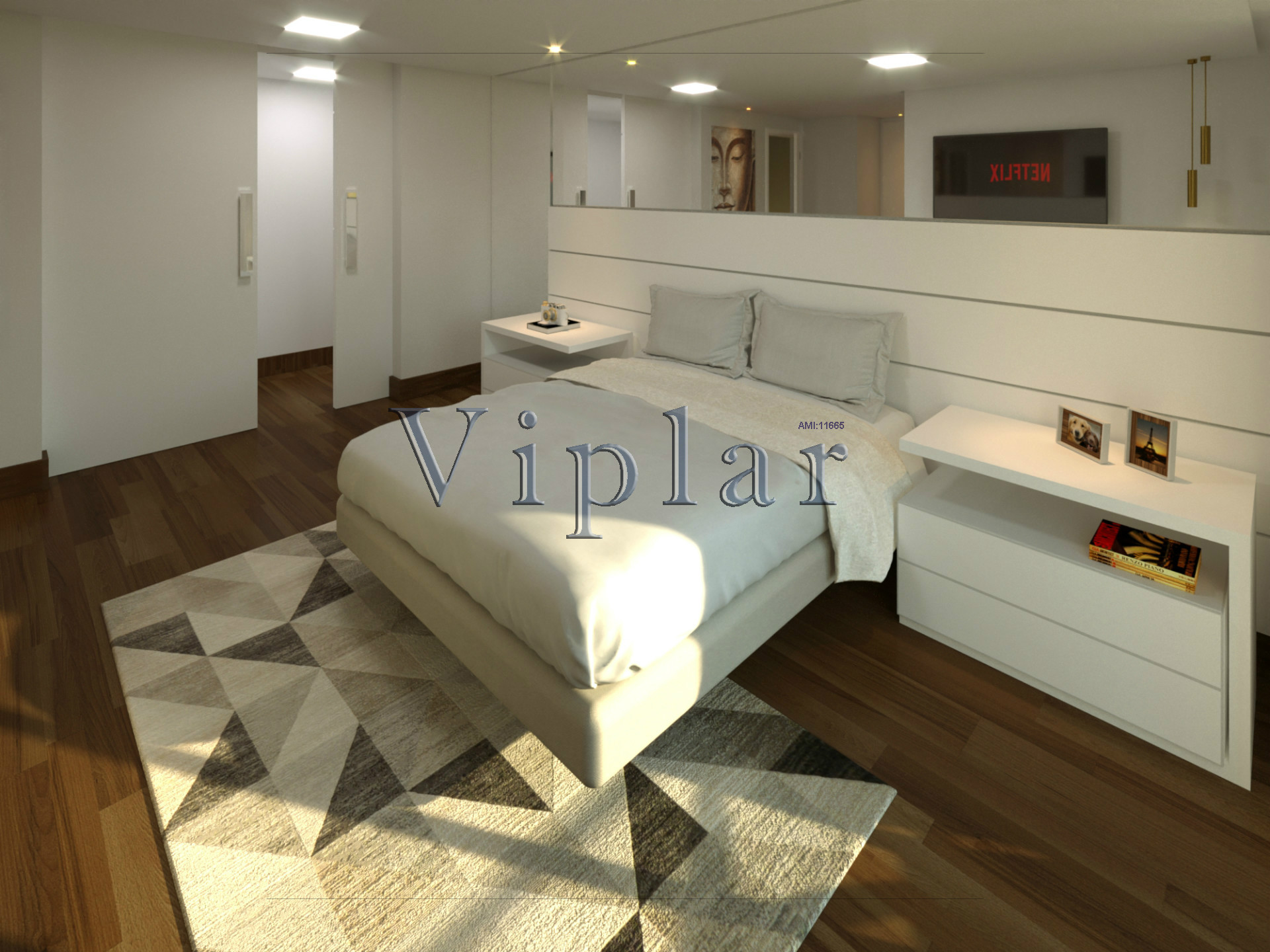 半独立式的房子 4个房间 +1